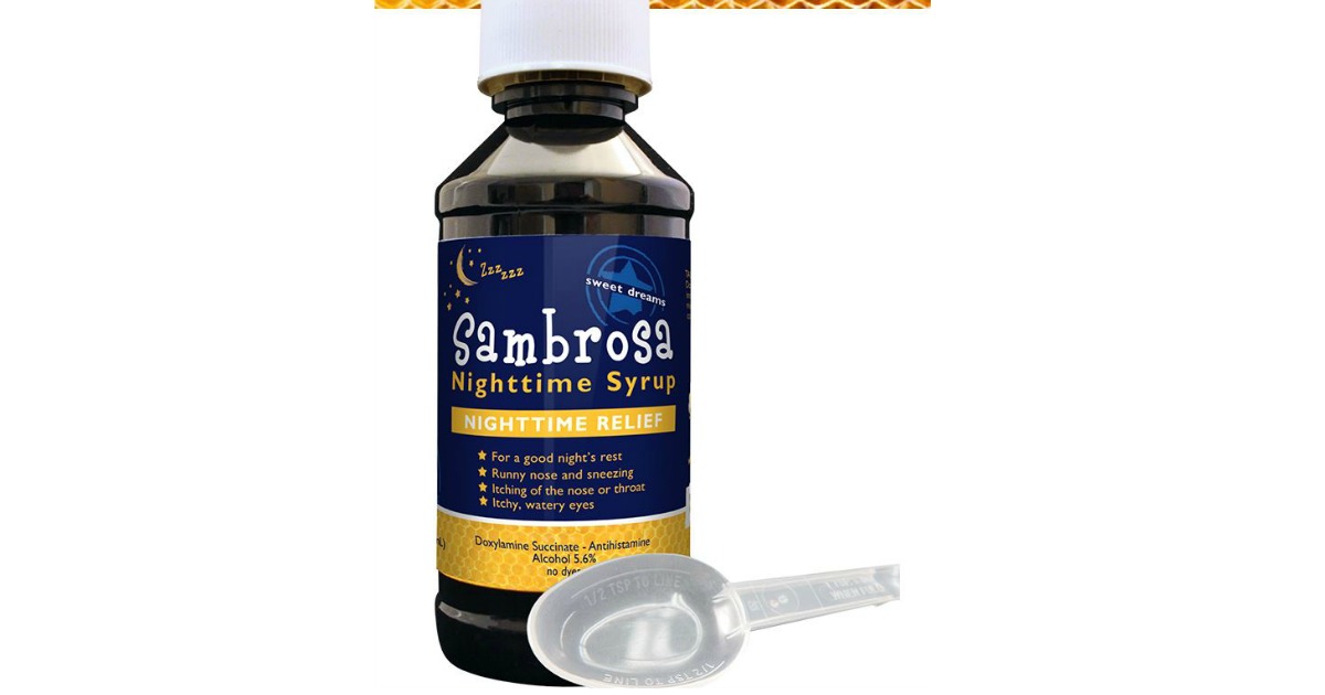 Still Available! FREE Sambrosa Nighttime Syrup Sample! MWFreebies