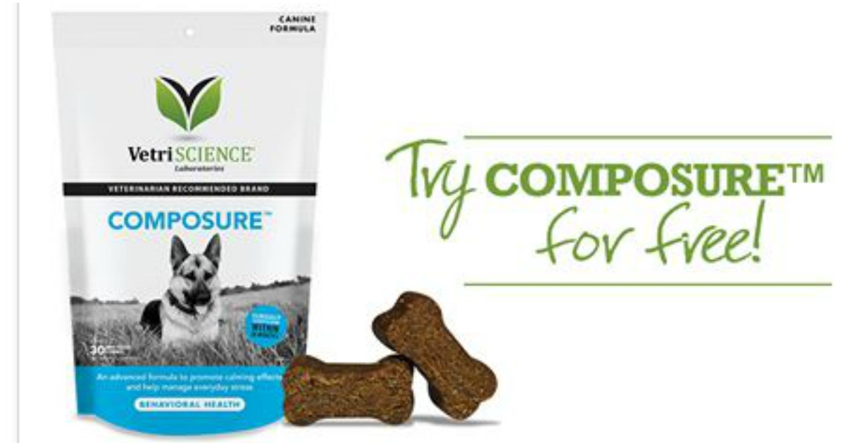 FREE VetriScience Composure Dog Chews Sample! (For Anxiety) MWFreebies