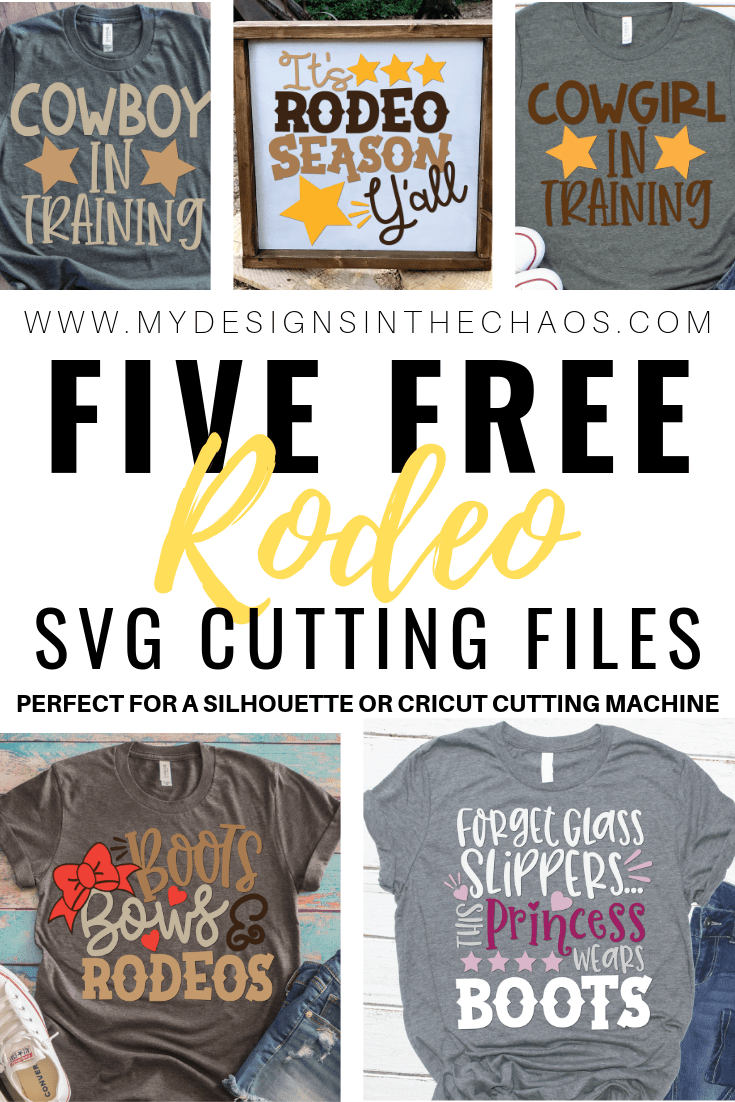 You can cut in one color or two. Free Rodeo Svg File For Silhouette Or Cricut My Designs In The Chaos