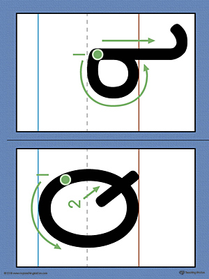 alphabet letter q formation card printable color myteachingstation com