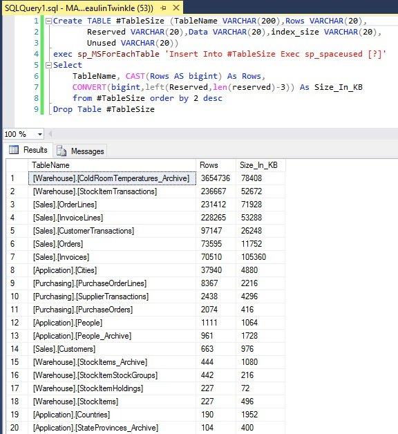 How To Find Tables In A Database Sql Server