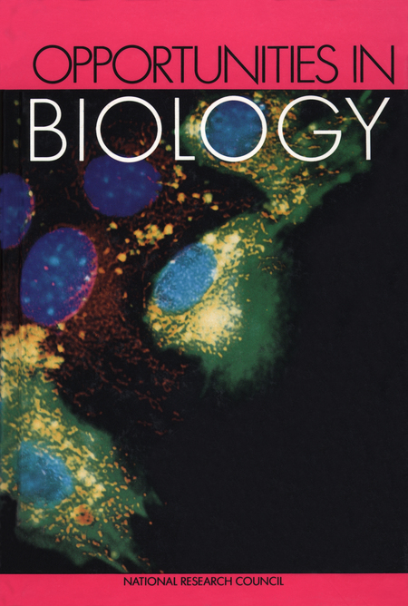Have all your cravings delivered to your doorstep. Opportunities in Biology | The National Academies Press