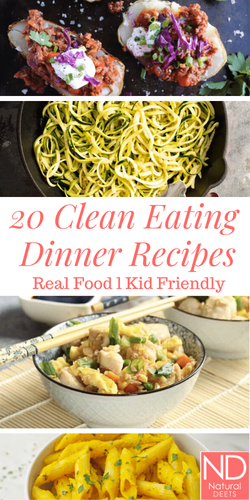 Serve with a drizzle of the creamy yogurt dressing, and baked chickpeas. 20 Kid Friendly Healthy Dinner Ideas Clean Eating Recipes Natural Deets