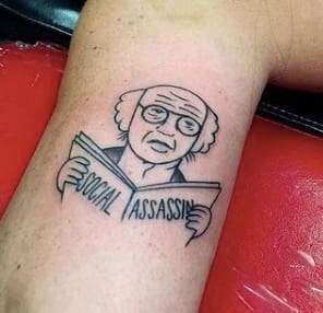 12 Best Larry David Tattoos - Nsf - Music Magazine 286_x_296_jpg