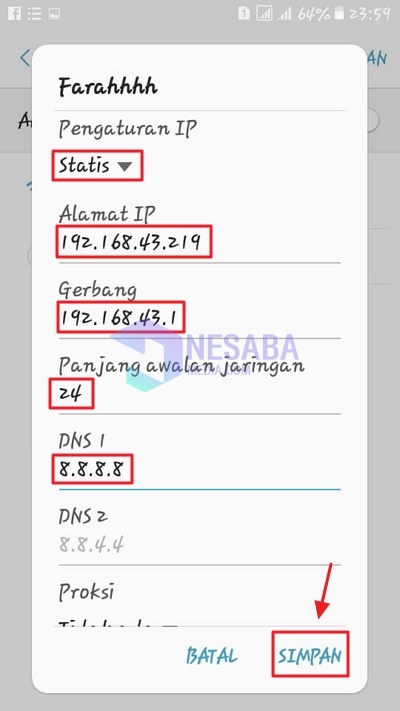 2+ Cara Mengganti IP Address di Android Tanpa Aplikasi (100% Work)