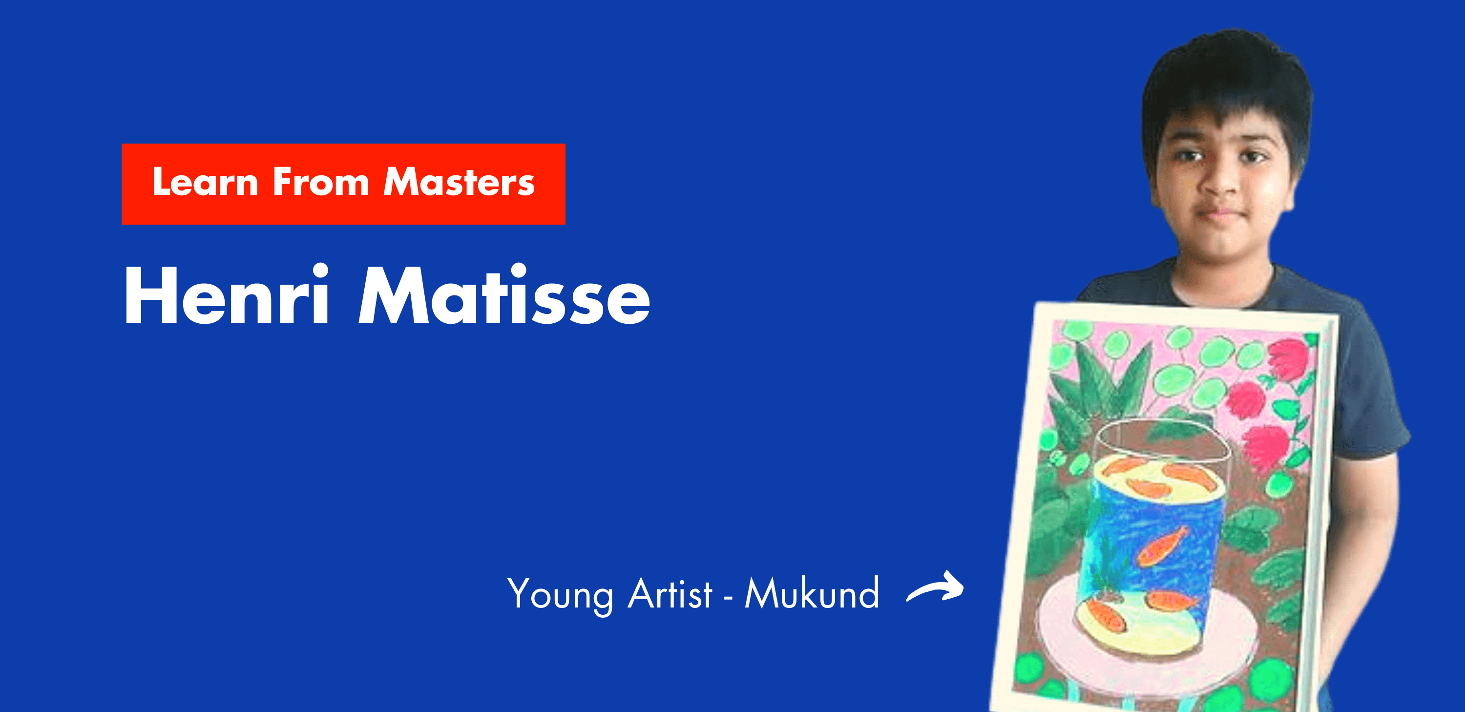 Learn From The Masters Henri Matisse S Goldfish In Oil Pastels And Fauvism For Kids Online Art Classes Nimmy S Art
