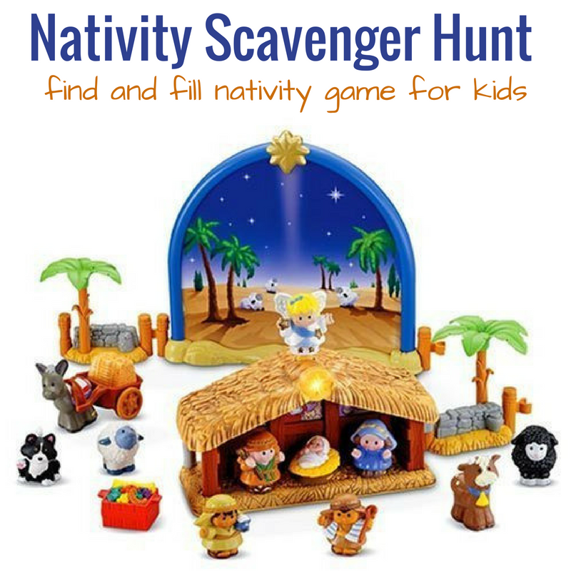 No prizes, but don't let that stop you rewarding yourself. Nativity Scavenger Hunt