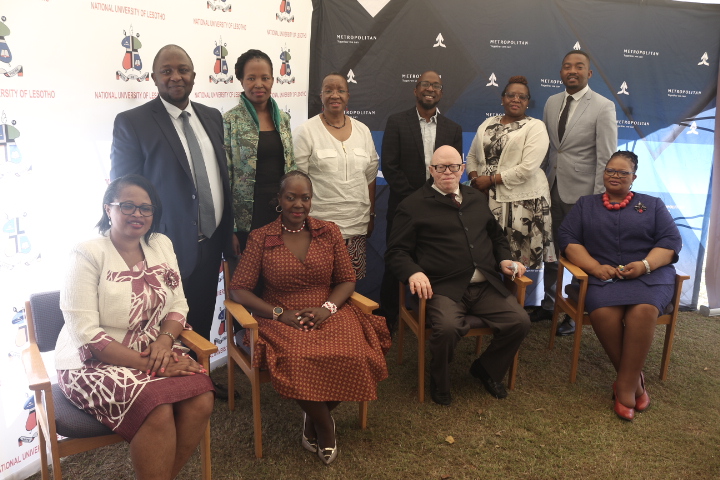 Group photo: NUL-Metropolitan Lesotho Representatives