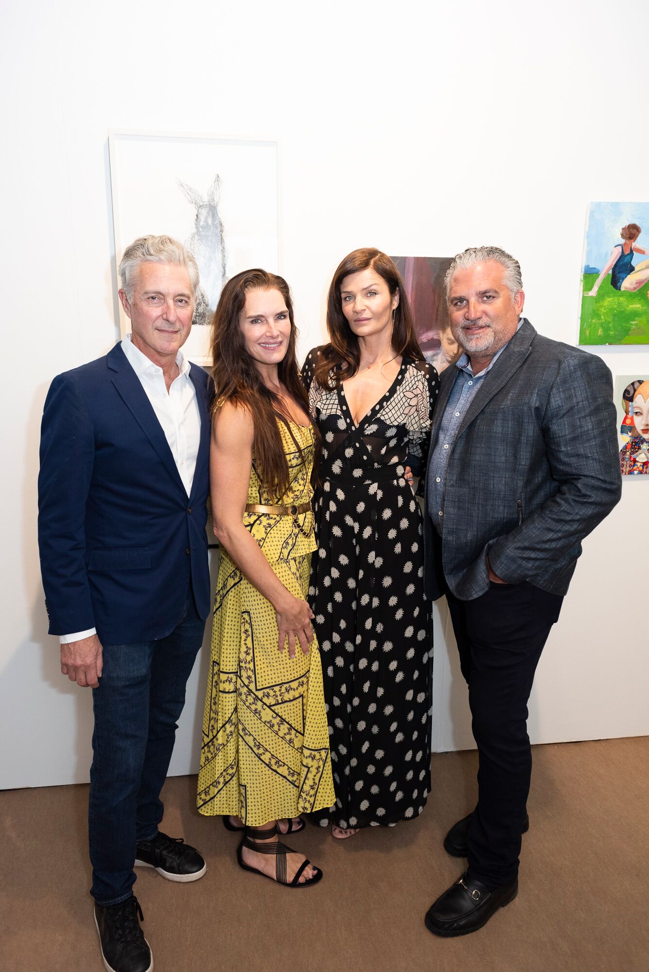 Brooke Shields & Helena Christensen at Art New York – NY UNDRESSED