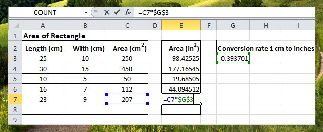 Cell Reference – Office Tutorial