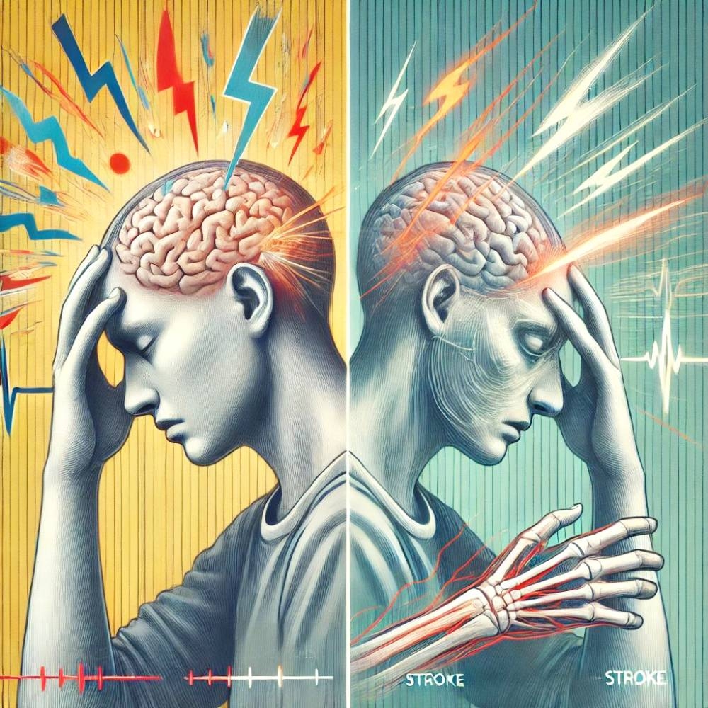 كيف تفرّق بين الصداع النصفي والسكتة الدماغية ؟ كيف تفرّق بين الصداع النصفي والسكتة الدماغية ؟