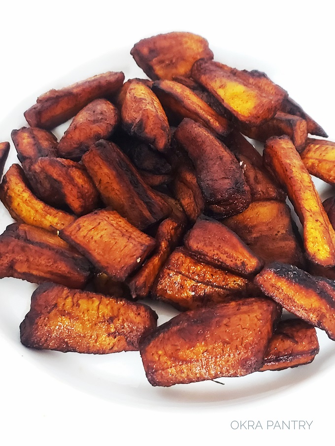 Ripe Fried Plantain is a favorite appetizer of many young and old folks. They are often eaten as an appetizer before a meal. In some African regions, the plantain can be reduced to flour, porridge for baby food or for beer-making.