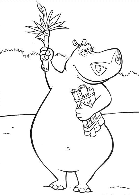 İlkokul için 88 adet boyama sayfaları. madagascar boyama sayfaları