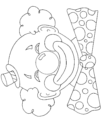 Free coloring pages download and printable. Palyaco Boyama Sayfasi