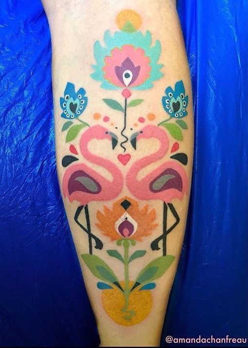 30+ Geweldige Flamingo Tattoos (En De Betekenis) - One Hand In My Pocket 714_x_509_jpg