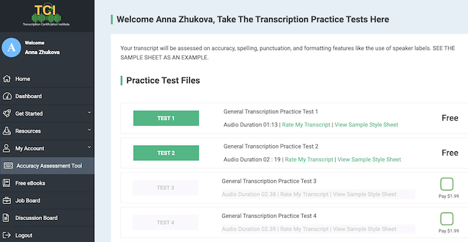 A headset will help you be more comfortable and concentrate better when taking a transcription test online. The 10 Best Sites To Test Your Typing Speed
