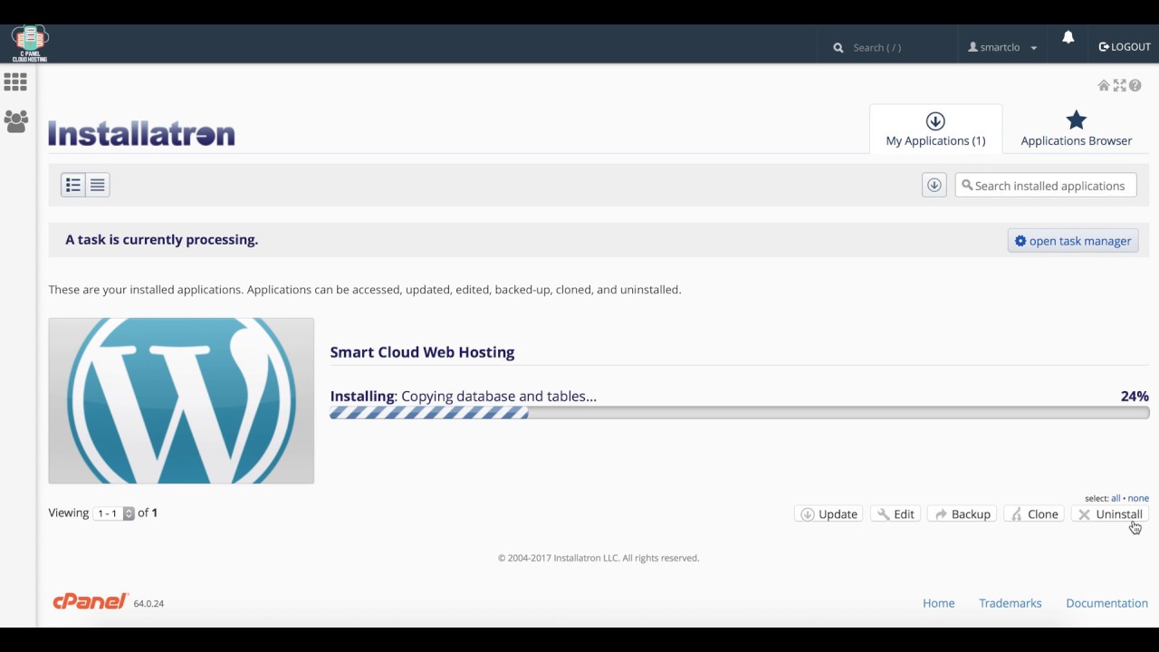  Installatron cho cPanel "width =" 1280 "height =" 720 "title =" 12 lý do tại sao cPanel Web Hosting là tốt nhất cho Bloggers 11 "data-recalc-dims =" 1 "/> </p>
<p> Ứng dụng này hoạt động như một phần mở rộng, vì nó cung cấp hỗ trợ cho các ứng dụng và công cụ khác mà bạn có thể thêm vào trang web của mình và nó cũng nhắc nhở bạn nếu có bất kỳ bản cập nhật nào. </p>
<p> Installatron đơn giản như chúng xuất hiện, với hầu hết các ứng dụng chỉ cần một cú nhấp chuột. Và phần tốt nhất? Ở đó, không có ai trong số đó sắp xếp và tùy chỉnh đường dẫn tệp có thể mất nhiều thời gian nếu bạn không sử dụng các tệp được xác định trước; ứng dụng chỉ tìm thấy chúng và sắp xếp chúng cho bạn. </p>
<h3> <span class=