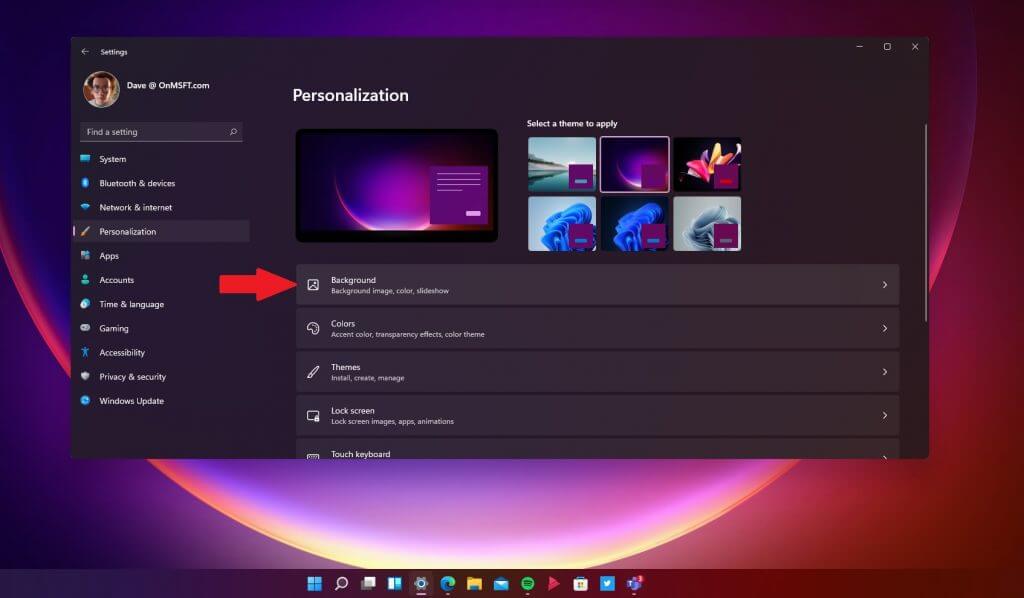 Windows 8's new desktop options are a great upgrade to windows 7, but the addition of metro leaves much to. How To Change Your Background And Make Your Desktop Look Positively Unique On Windows 11 Onmsft Com