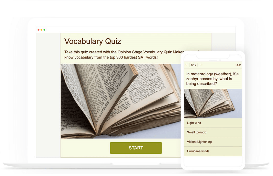 Say read to read the question or say number 1 to select the first answer. Multiple Choice Test Maker Create A Free Quiz Opinionstage