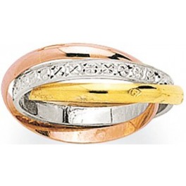 Alliance 3 Anneaux En 3 Ors Style Cartier Bijouterie Or Et Facon