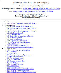 Finite Element Fortran Programmers