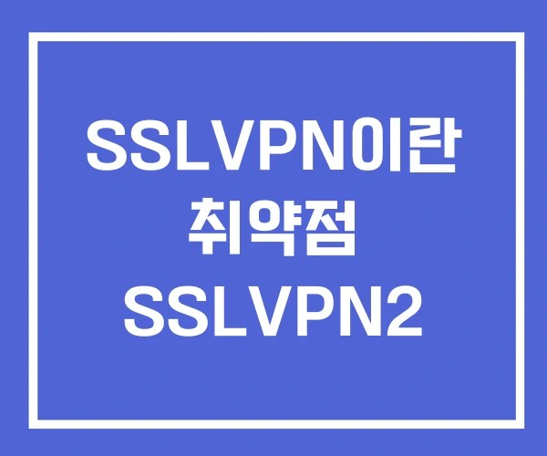 SSLVPN이란 취약점 SSLVPN2