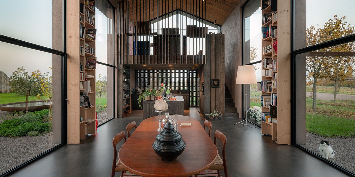 The space between indoors and landscape, casa asia / . House In The Landscape Ottostumm