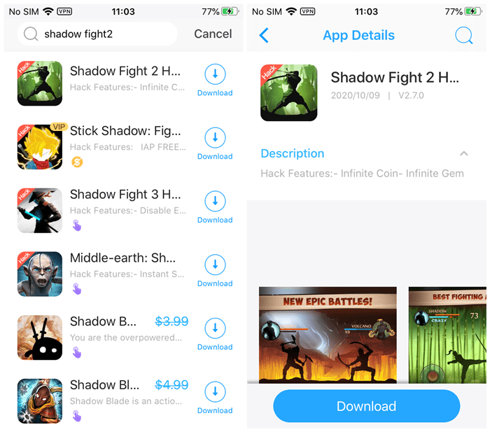 Download lucky patcher terus install sampai bisa di jalankan. Shadow Fight 2 Hack Unlimited Coins Gems Ios 14 Ios 13