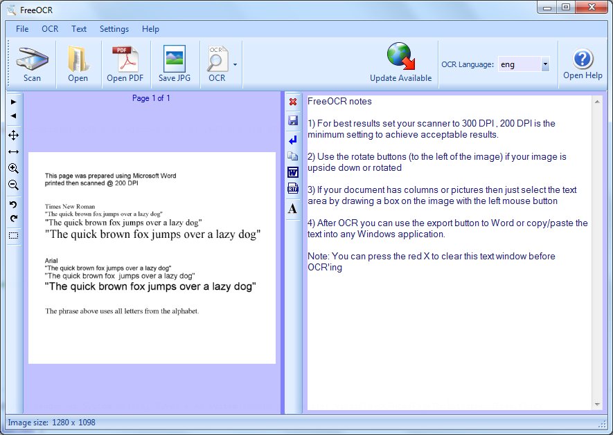 OCR Cómo pasar texto de imágen o pdf a Word Smythsys's
