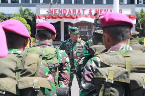 Adapun kode etik tni terdiri dari sapta marga, sumpah prajurit dan 8 wajib . Danbrigif 1 Marinir Gelar Apel Pemberangkatan Satgas Penanggulangan Bencana Alam Lombok Paradigma Bangsa