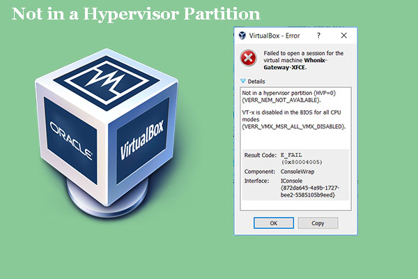 Mengatasi masalah virtualbox error pada instalasi vhd anbk 2021/2022. How To Fix Not In A Hypervisor Partition Error