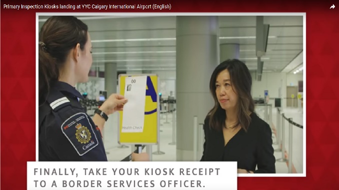These quick response codes are marketing opportunities for businesses to connect with you through the web. Calgary introduces new customs kiosks - PASSENGER SELF SERVICE