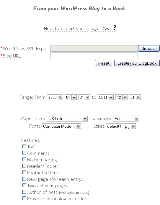 Log into your wordpress account (for free wordpress users), and then choose the blog you want to convert into blogger. How to Convert Your Blog to PDF and Have a Back Up
