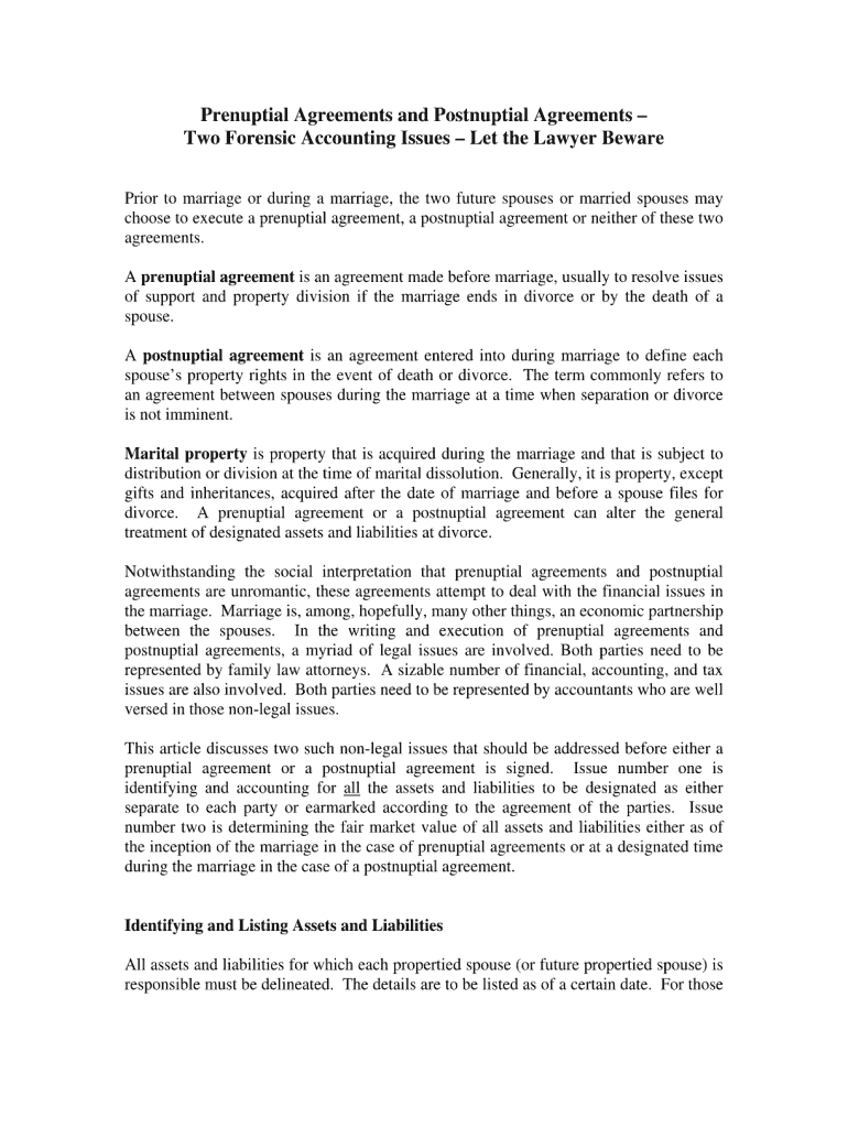 The agreement usually sets out how the couple wish their assets . Postnuptial Agreement Template Fill Online Printable Fillable Blank Pdffiller