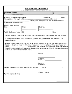 23 printable snowmobile bill of sale forms and templates fillable