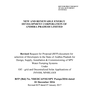 Fillable Online New And Renewable Energy Development Corporation Of Andhra Fax Email Print Pdffiller