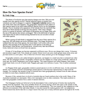 Fill dna structure by cindy grigg worksheet answers, edit online. How Do New Species Form Worksheet Answer Key Fill Online Printable Fillable Blank Pdffiller