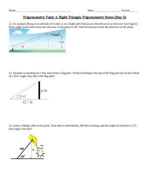 Consider the right triangle below. Trigonometry Grade 9 Pdf Fill Online Printable Fillable Blank Pdffiller