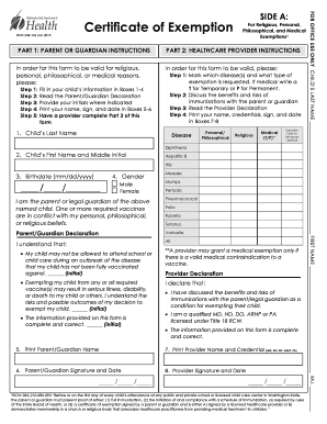 Vaccination Certificate Pdf - Editable valid religious exemption vaccines pa - Fill Out