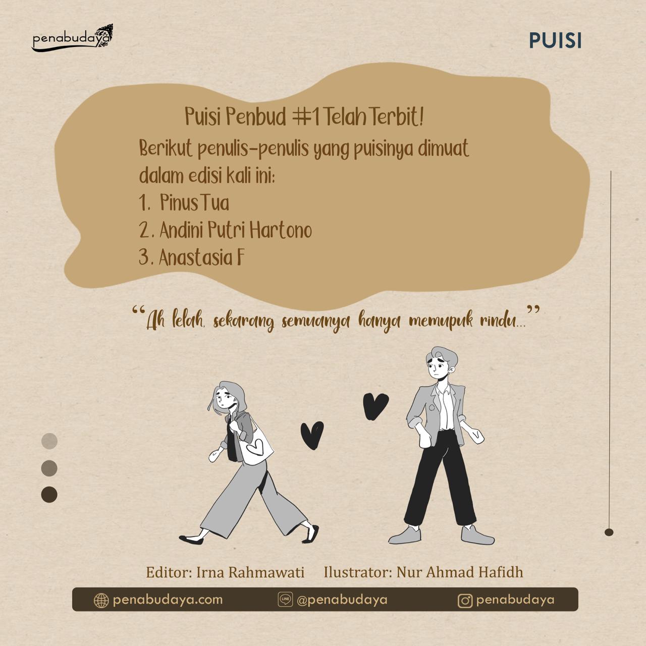 Kumpulan Puisi Pena Budaya Edisi #1 | Pena Budaya