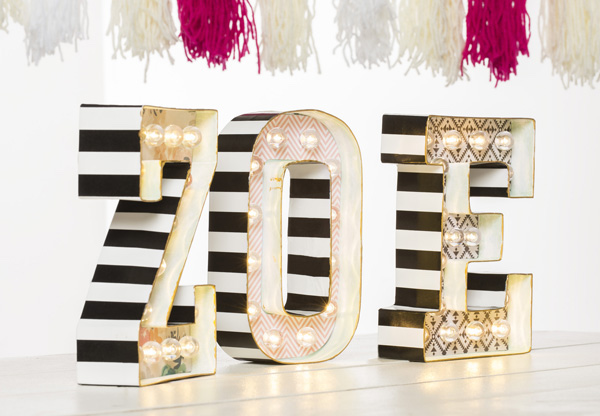 Como Hacer Letras Luminosas Faciles Y Economicas Pequeocio