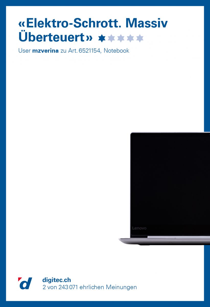 Wenn politik schlechte werbung macht, rächt sich die . Digitec: Mit miesen Kommentaren Produkte bewerben - Werbung