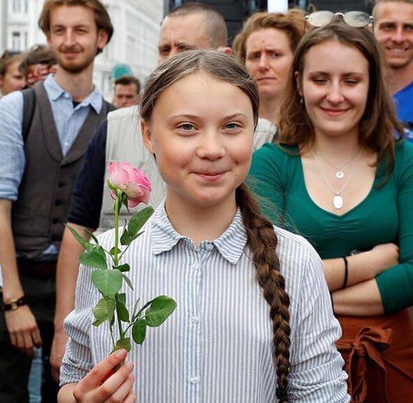 (cnn) greta thunberg turned 18 on sunday, and she thanked her fans with a snarky twitter message about how she was celebrating. 16-Year-Old Vegan Activist Will Sail Across the Atlantic
