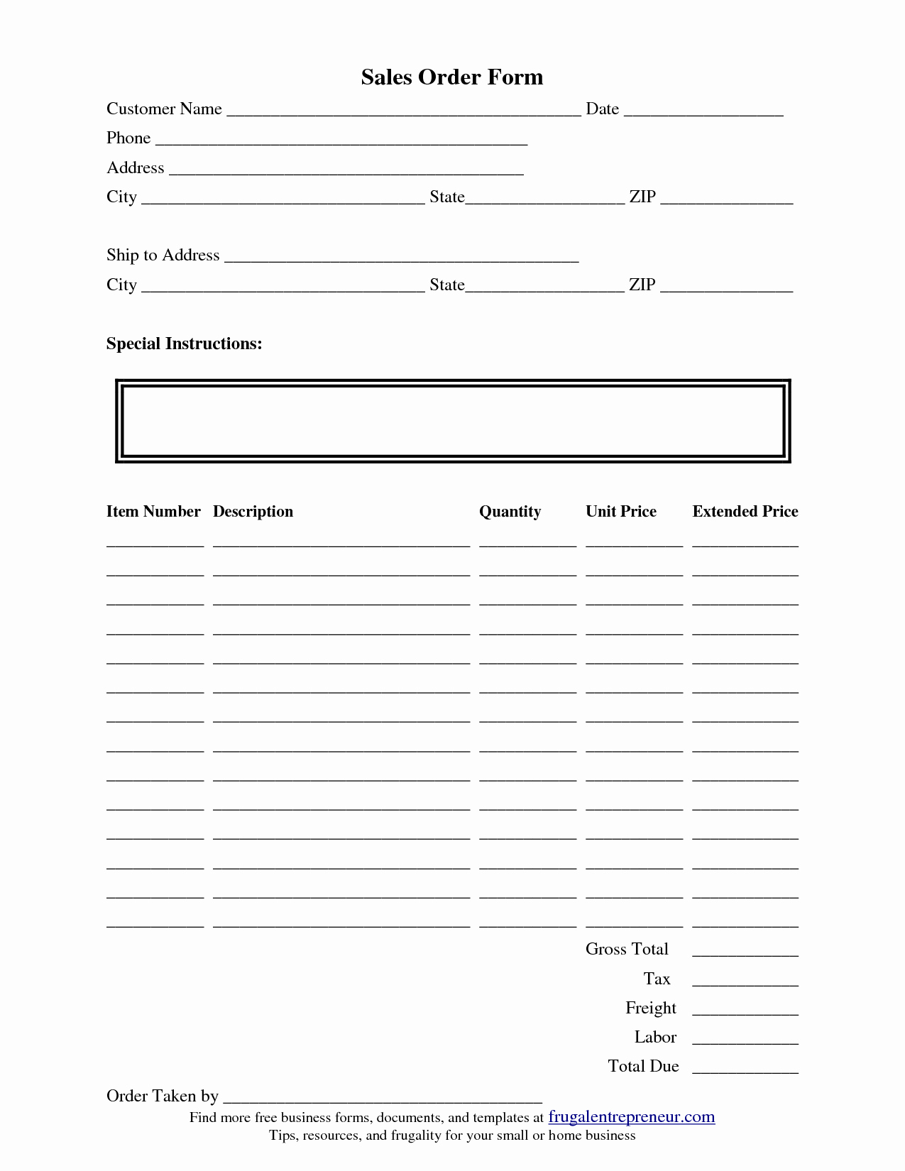 free craft order form template peterainsworth