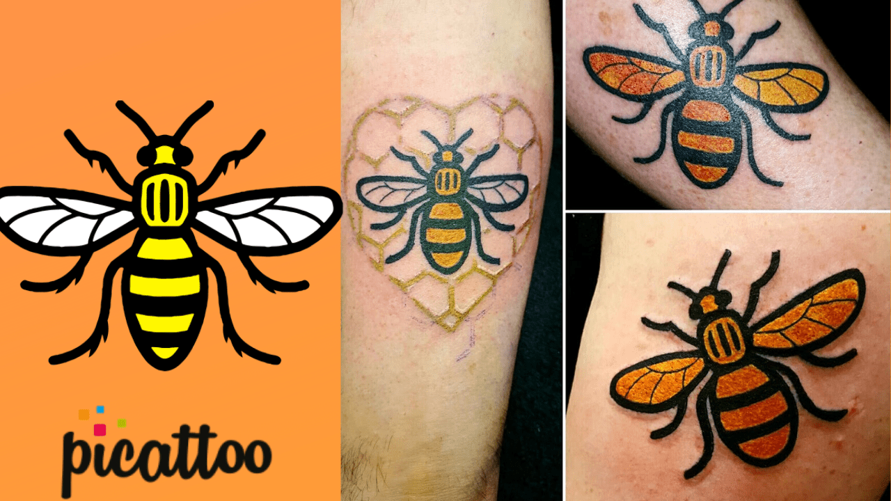 75+ Best Bee Tattoo Designs For Men & Women (2021) 720_x_1280_png