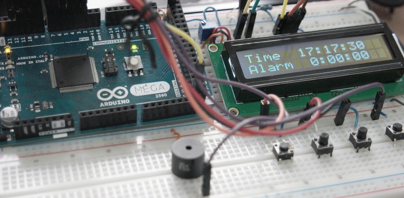 Microcontroller Based Digital Clock With Alarm Circuit Diagram ...