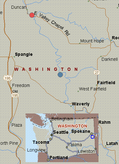 We invite you to join us at the mirabeau park hotel & convention center nestled in the heart of scenic spokane valley, washington. Map for Hangman Creek, Washington, white water, Upper