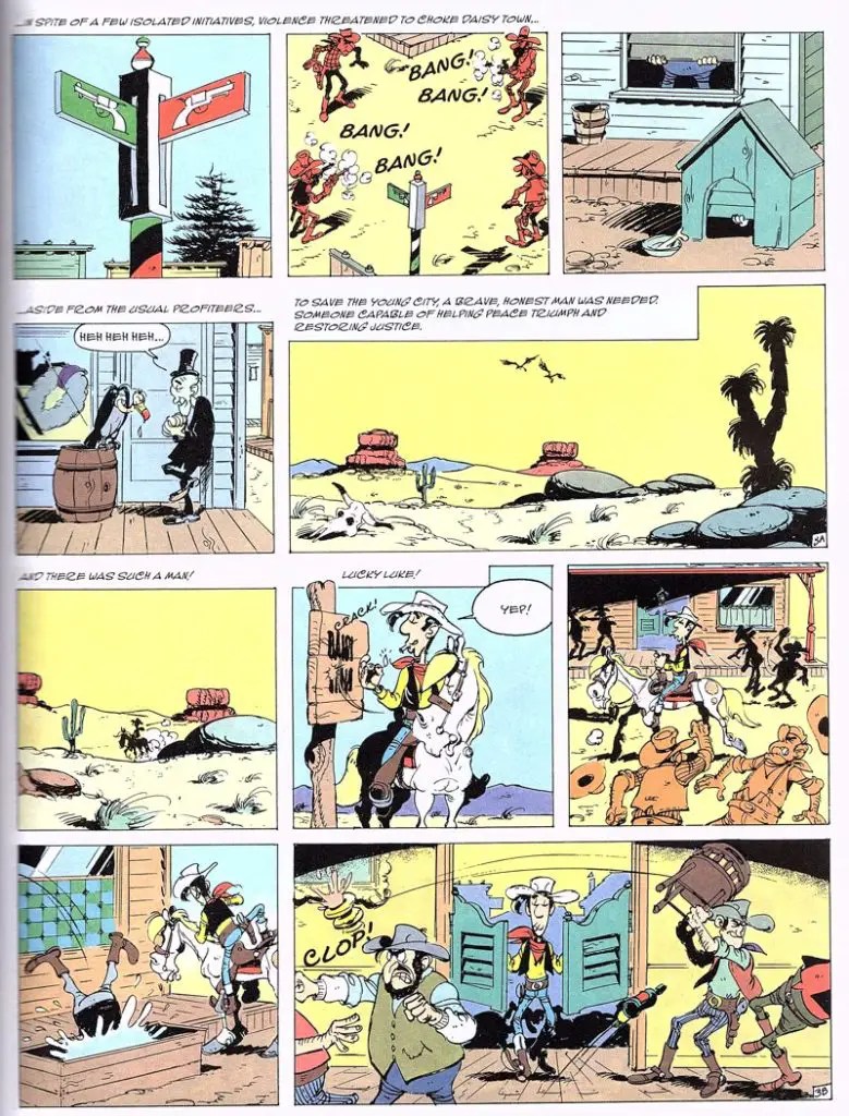 Weitere ideen zu zeichnen, zeichentrick, comic. Lucky Luke V61 Daisy Town Is A Great Introduction Pipeline Comics