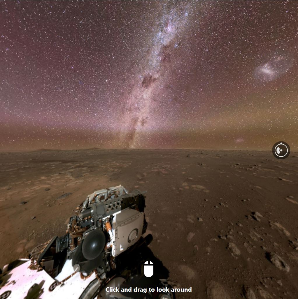 360 degree panorama of Mars from Nasa Perseverance Rover – pIXELsHAM