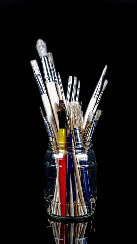 But can you paint over wallpaper? Paint Brushes Wallpaper Phone Planet12sun Com Printables